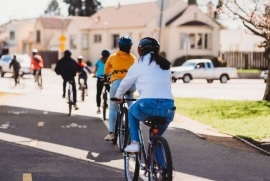 biking